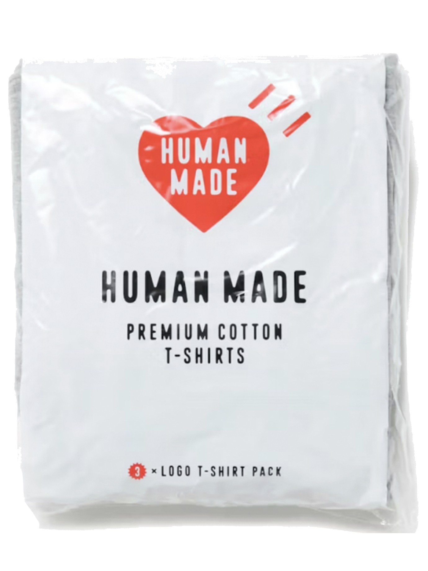 HUMAN MADE Grey 3-pack t-shirt set with logo